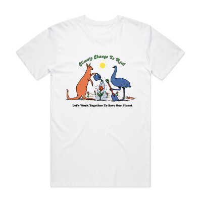 Climate Change White Tee